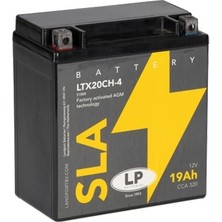 Motostart Lp LTX20CH-4 (YTX20CH) Peugeot XP400 Metropolis 400 Honda Varadero Motosiklet Akü