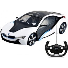 Rastar R/C 1/14 Uzaktan Kumandalı BMW i8 Işıklı Araba Beyaz Kauçuk Lastiklerle Donatılmış
