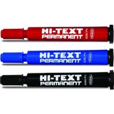Artline Hı-Text 830 Pc Kesik Uçlu Renkli Permanent Marker Koli Kalemi 3 Renkli Kalem