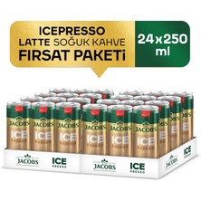 Jacobs Icepresso Latte Soğuk Kahve 250 ml x 24