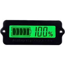 Motorobit Lityum Pil Akü Kapasite Göstergesi 8-63V LY6W Siyah Renkli Batarya Test Cihazı