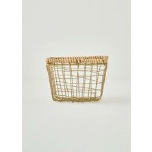 Bella Maison Fern Dikdörtgen Sepet Naturel (14 x 9,5 x 8 Cm)