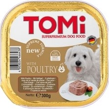 Ilkeshop Tomi Köpek Kümes Hayvanlı Pate Alüminyum Yaş Mama 300GR (Pate)