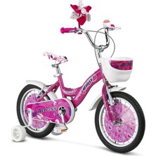 Ümit Kız Çocuk Bisikleti 16 Jant Actres-Bmx-Sepet-V Pembe Renkli Standart Kadro 1664