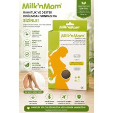 Milk’n Mom Rahatlatıcı Varis Çorabı – Hamilelik, Doğum Sonrası ve Seyahat Için Diz Altı Kompresyon Çorabı