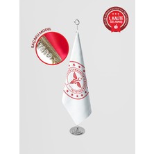 Bilsan Sağlık Bakanlığı Makam Bayrağı - Saçaklı Krom Set