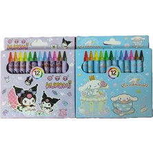 Ada Çanta Kırtasiye Figürlü 12 Li Pastel Boya Kalemi ( 2 Adet ) VF90025