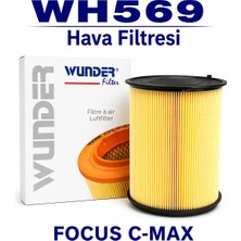 Fıat - Alfa Romeo - Opel - Chevrolet - Cıtroen - Peugeot - Lancıa - Ford - Mazda - Volvo Wunder Wh 569 Hava Filtresi