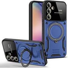 Darkom Samsung Galaxy S24FE Uyumlu Yeni Nesil Standlı / Darbe Emici Özellikli Tank Kılıf