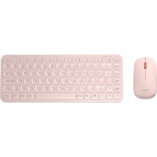 Philips SPT6338 Kablosuz Set Wireless Set Kablosuz Klavye Kablosuz Mouse Türkçe Q Klavye ve Mouse Seti Pembe