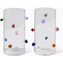 Fazeek Jewel Highball El Yapımı Cam Bardak Seti 2’li Tasarım
