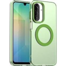 Darkom Samsung Galaxy A26 Uyumlu Düz Renkll Magsafe Kablosuz Şarj Özelliği Aktif Olarak Çalışan Kılıf