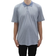 Santa Fistan Store Erkek Desenli Klasik Kesim Rahat Kalıp Tek Cepli Battal Polo Yaka T-Shirt