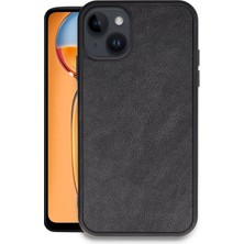 Senka Mey Ithalat® Iphone 14 Kılıf Aras Deri Kapak - Siyah