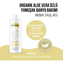 Clooe Organik Sertifikalı Hassas Ciltler Için Nazik Temizleme Sunan Günlük Bakıma Uygun Bebek Duş Jeli 400 ml