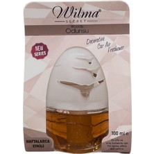 Wilma Secret Küre Oda ve Araç Kokusu Odunsu Aromalı - Ortam Koku Giderici (4 Adet)