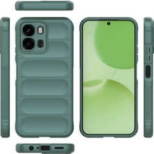 Oppo A6T - A6X Zore Etnik Silikon Kılıf Esnek Tpu Oyuklu Arka Yüzey Tasarımlı Darbe Emici Telefon Kapak Lyon Tech