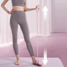 Hereveoyuncak Silikon Pilates & Egzersiz Direnç Bandı – Yoga, Aerobik, Squat ve Sporr Için Çok Amaçlı Fitness Lastiği