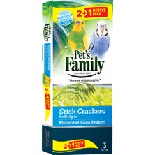 Pet's Family Ilkeshop Pets Family Muhabbet Krakeri 2+1 x 3 Adet