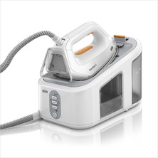 Braun Carestyle 3 Buharlı Ütü Istasyonu Is 3132 Wh - Freeglide 3D Tabanlı, 6 Bar Pompa Basıncı, 2 L Büyük Su Deposu, Eko Işlevi, Beyaz/turuncu