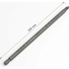Tomax Yıldız Mıknatıslı Bits Uç Ph2 x 300 mm ( 1 Adet )