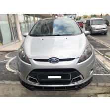 Tuning Vadisi Ford Fiesta Mk6 Ön Lip Parlak Siyah Plastik Ön Ek Karlık 2008 2009 2010 2012 Makyajsız Kasa