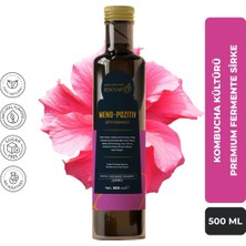 RENOVAFOOD Meno-Pozitiv &100 Doğal Kırmızı Yonca Hayıt Aslan Pençesi Fermente Sirke Kadın Destek 500 mL