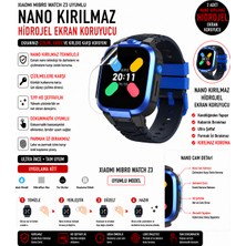Astakos Xiaomi Mibro Watch Z3 Uyumlu Nano Hidrojel Ekran Koruyucu 2 Adet Kırılmaz Darbe Emici Tam Koruma
