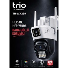 Trio Trıo TR-WX239 Ptz Wıfı P39 Dual 2 Lens 802.11B/G/N 2.4ghz