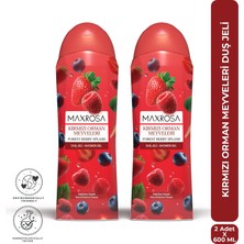 Maxrosa Kırmızı Orman Meyveleri Duş Jeli 600 ml x 2 Adet