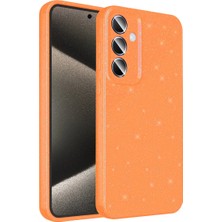 Darkom Samsung Galaxy A25 Uyumlu /düz Renkli / Simli / Işıltılı / Darbe Emici/koruyucu Özellikli Kılıf