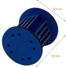 Ozcmax Mini Silindir Eğlenceli Renkli Sağlam Küçük Pati Izi Şekiilli Kedi Oyuncağı