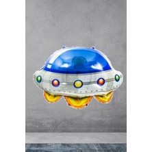 Peri Store Uçan Daire Ufo Şekilli Uzay Konsept Doğum Günü Balonu