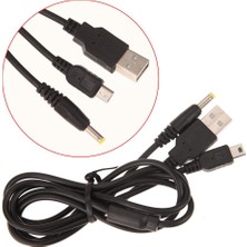 Pop Konsol PSP Şarj ve Data Kablosu 2si 1 Arada PSP USB Kablo Film Müzik Oyun Aktarma