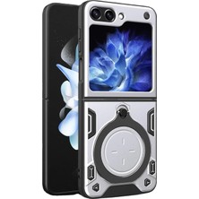 Darkom Samsun Galaxy Z Fold 6 Uyumlu Yeni Nesil Standlı / Darbe Emici Özelliğe Sahip Kılıf