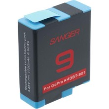 SANGER AHDBT-901 GoPro Hero 9 / Hero 10 / Hero 11 / Hero 12 İle Uyumlu Batarya