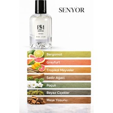ESM Cosmetic Senyor Extrait Erkek Parfüm 50 ml – Ferah Aromatik Meyvemsi Koku