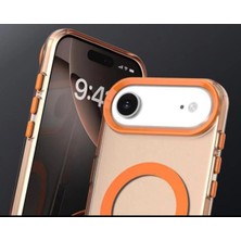 Darkom Iphone 17 Air Uyumlu Düz Renkll Magsafe Kablosuz Şarj Özelliği Aktif Olarak Çalışan Telefon Kılıfı