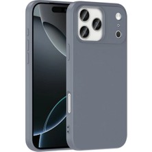 Darkom Ip 17 Pro Max Uyumlu Düz Renkli Içi Kadife Darbe Emici Özelliğe Sahip Kılıf.