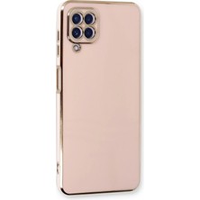 Senka Mey Ithalat® Samsung Galaxy A22 Kılıf Volet Silikon - Pembe