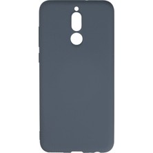 Senka Mey Ithalat® Huawei Mate 10 Lite Kılıf Nano Içi Kadife Silikon - Gri