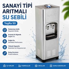 Sukolik Sanayi Tipi 50 Lt Paslanmaz Arıtmalı Su Sebili