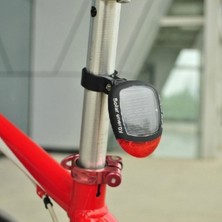 Hereveoyuncak LED Güneş Enerjisi ile Şarj Edilebilir Bisiklet Kuyruk Lambasıı Solar Bisiklet Lambası