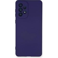 Senka Mey Ithalat® Samsung Galaxy A53 5g Kılıf Nano Içi Kadife Silikon - Mor