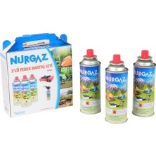 Nurgaz 3'lü Yedek Kartuş Seti (NG 207)