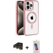 Marsilyan™- iPhone 14 Pro Max Kılıf Eksen Form Koleksiyonu - Siyah Joko 5d Cam + Raze Metal Kamera Lens - Gd