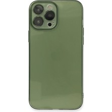 Senka Mey Ithalat® Iphone 13 Pro Kılıf Fly Lens Silikon - Yeşil