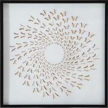 Mudo Home AURALIS ÇERÇEVELİ CAM TABLO 100X100 CM