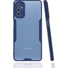 Senka Mey Ithalat® Samsung Galaxy M52 5g Kılıf Platin Silikon - Lacivert