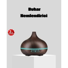 Nemere Ithalat 550 ml Büyük Su Hazneli Ultrasonik Nemlendirici ve Aromaterapi Difüzörü